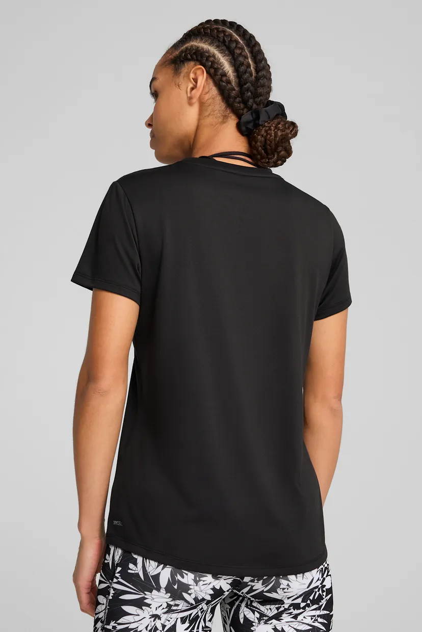 Жіноча чорна футболка Train All Day Essentials Crew Tee Women 3