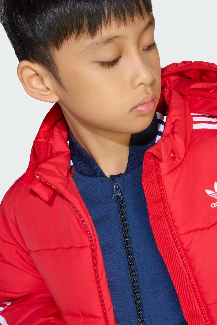 Детская красная куртка Adicolor Kids 7
