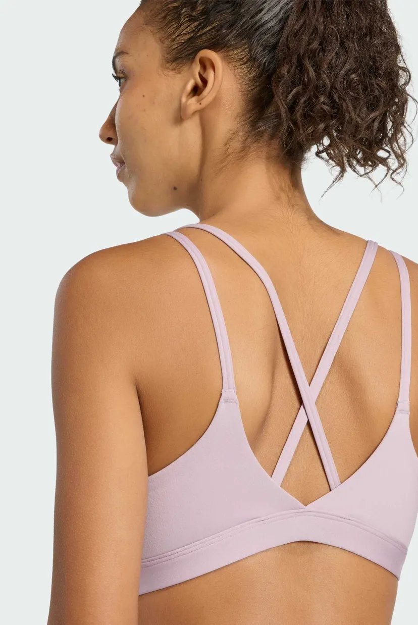 Женский сиреневый топ adidas All Me Essentials Medium Support 5