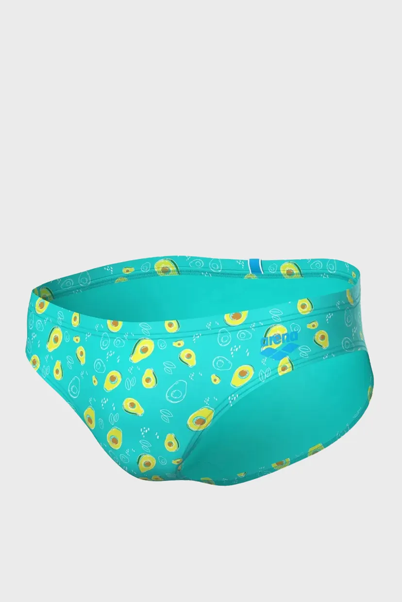 Чоловічі бірюзові плавки з візерунком SWIM BRIEFS ALLOVER 4