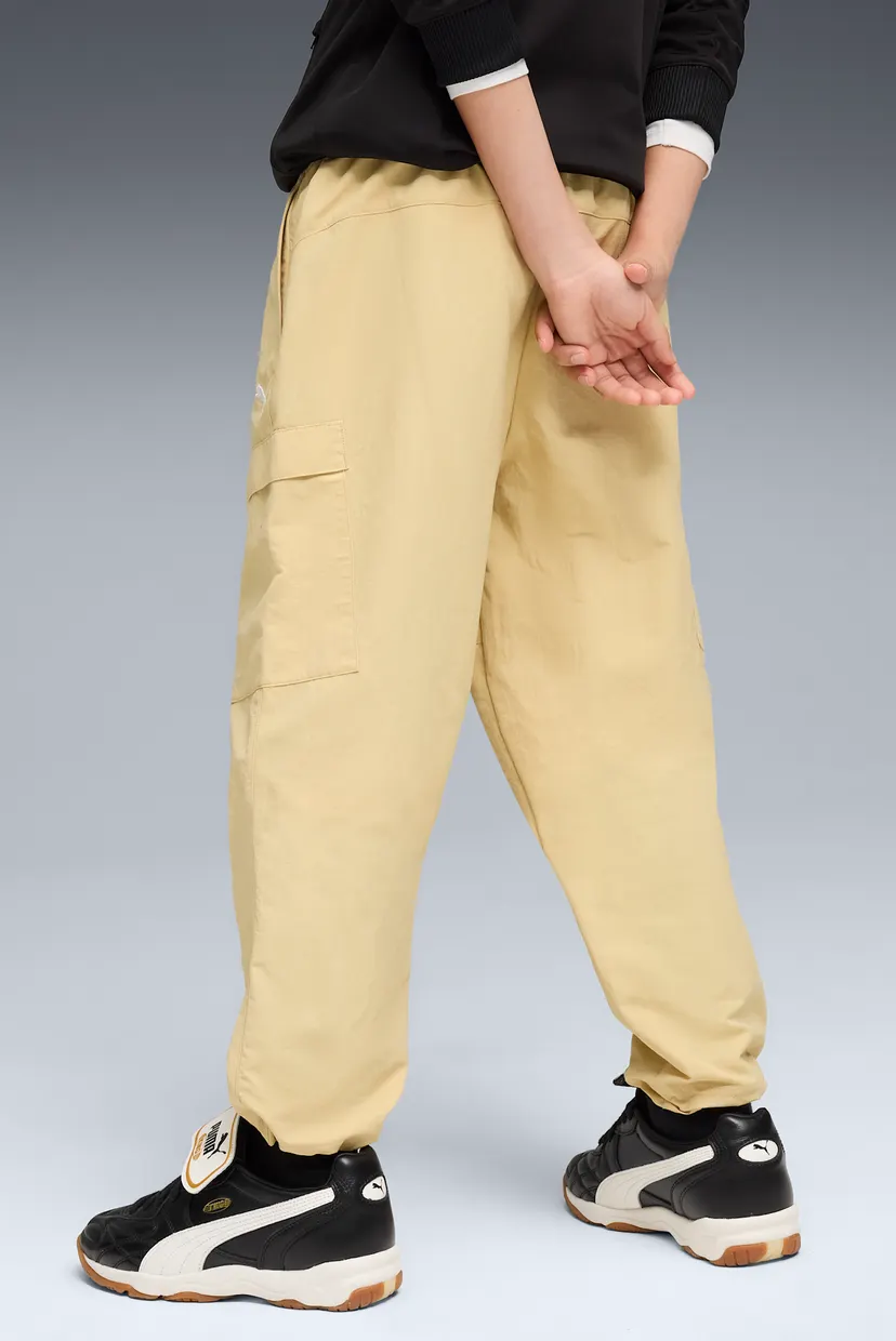 Дитячі жовті спортивні штани WARDROBE ESS Relaxed Woven Cargo Pants Youth 5