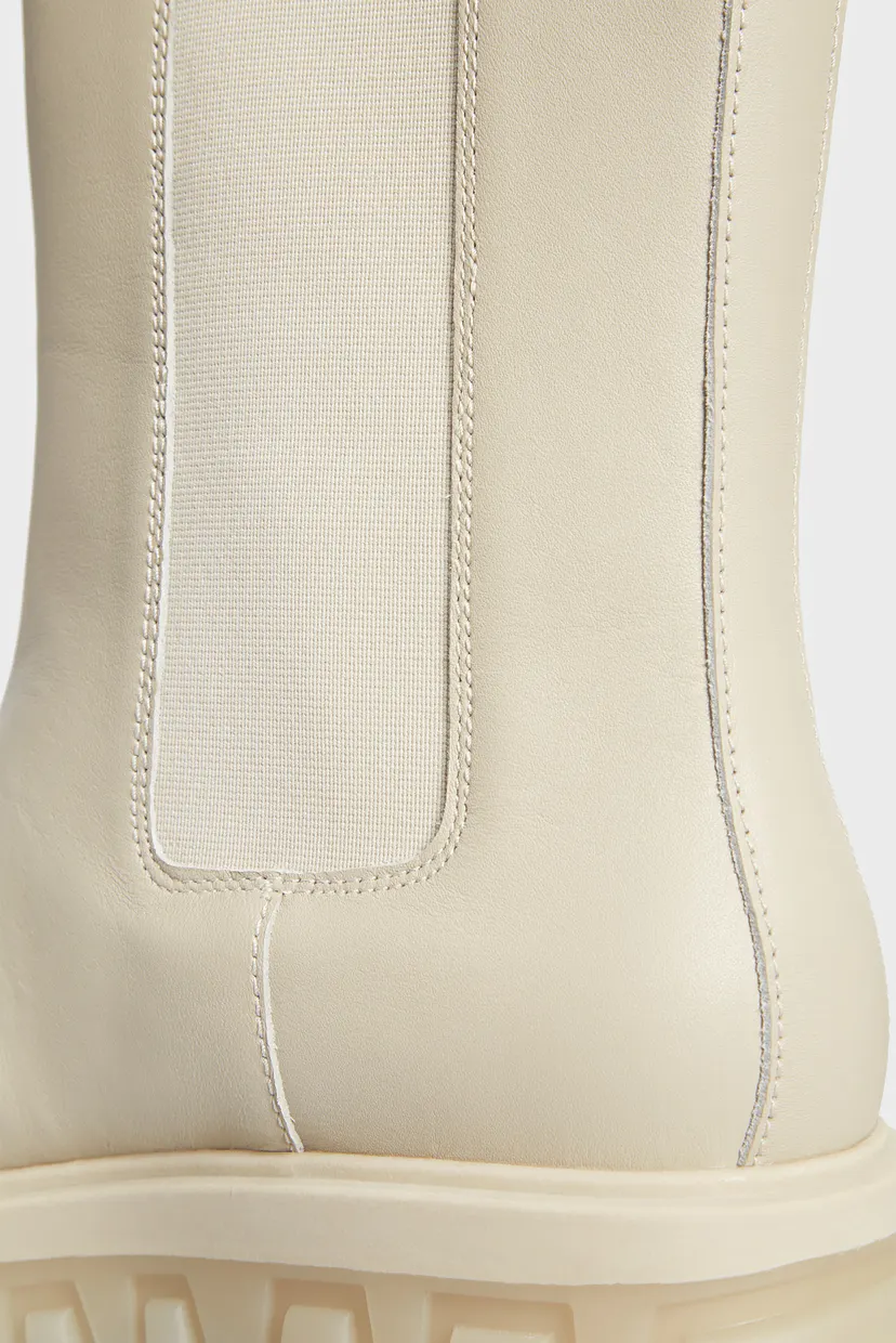 Жіночі білі шкіряні челсі TJW TRANSLUCENT CHUNKY BOOT 4