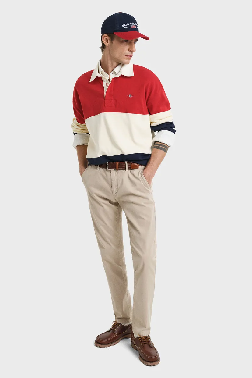 Чоловічі бежеві чіноси SLIM SUNFADED CHINOS 3