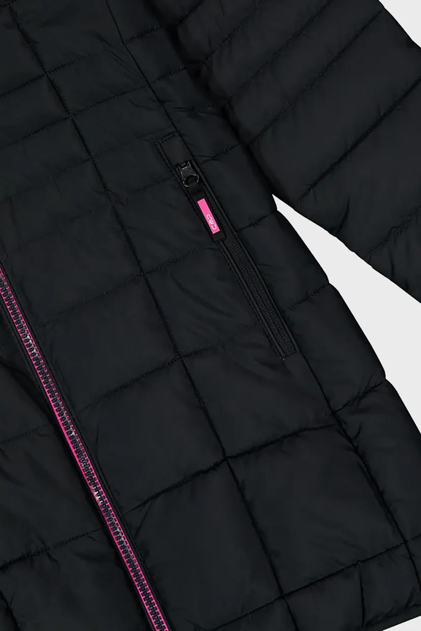 Детская черная куртка COAT FIX HOOD TAFFETA 4