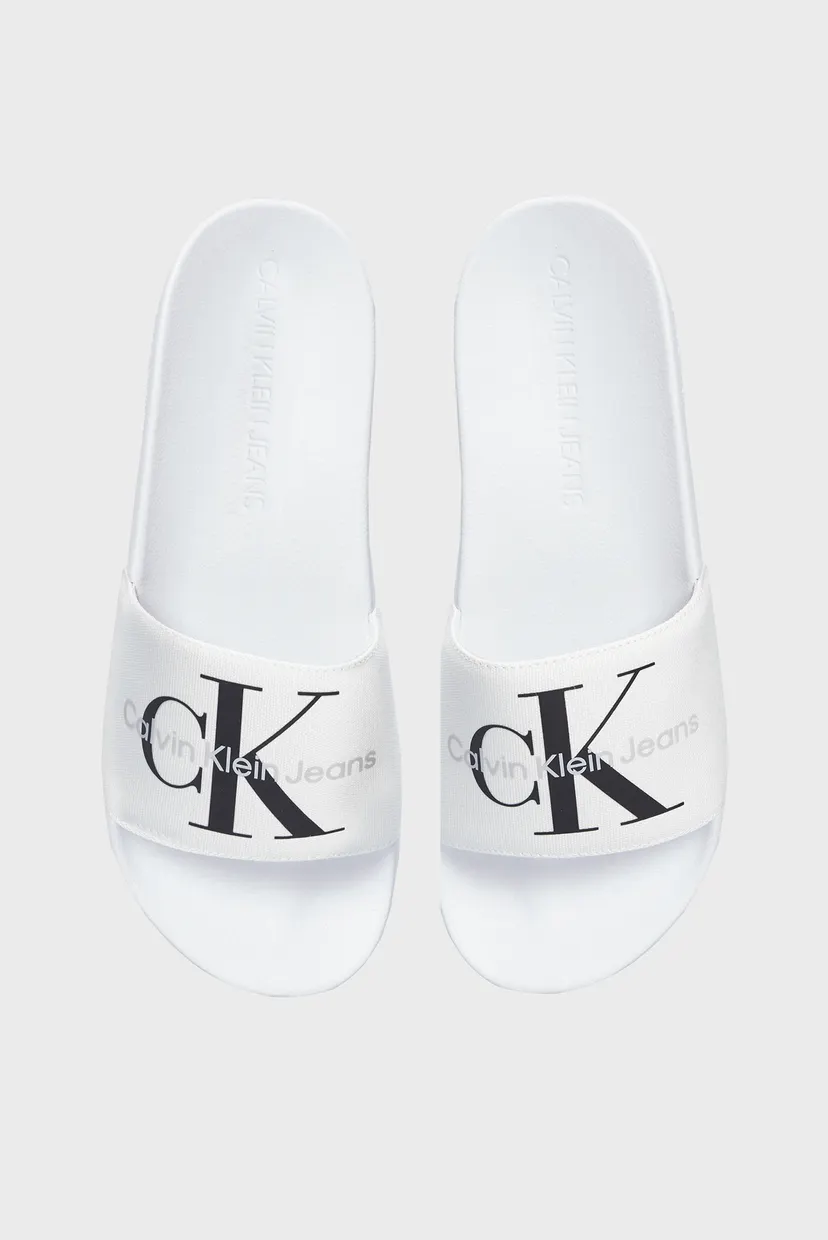 Мужские белые слайдеры SLIDE MONOGRAM 4