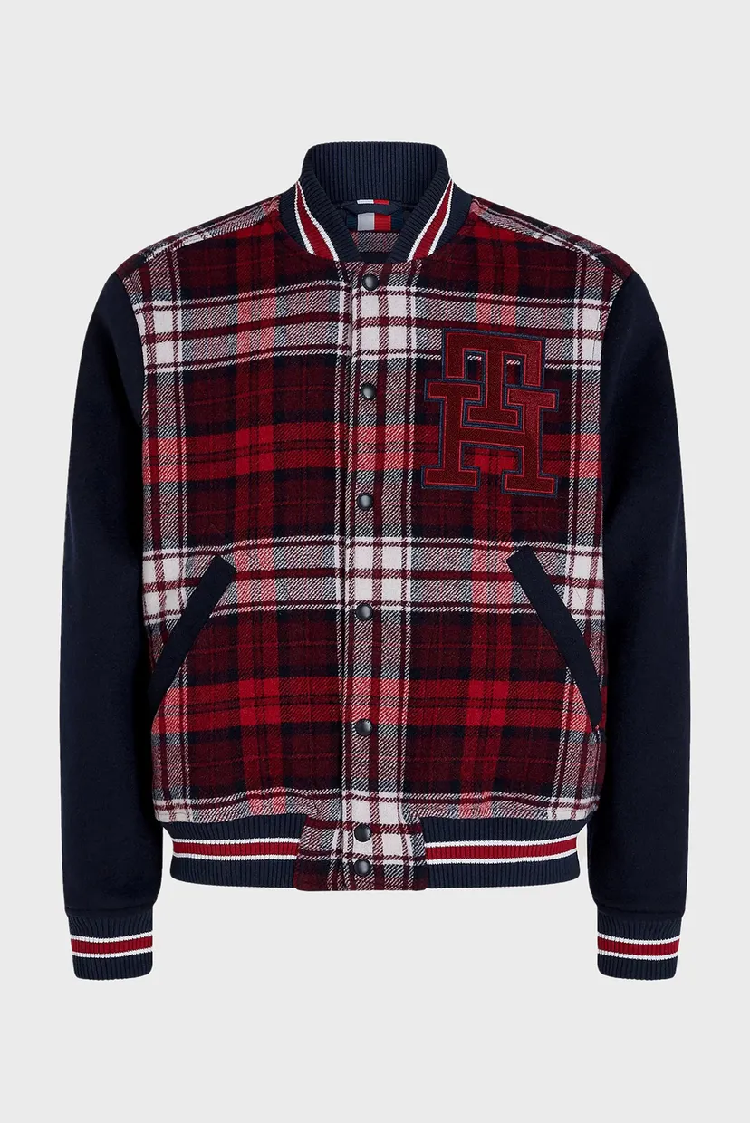 Чоловічий картатий бомбер TARTAN VARSITY 5