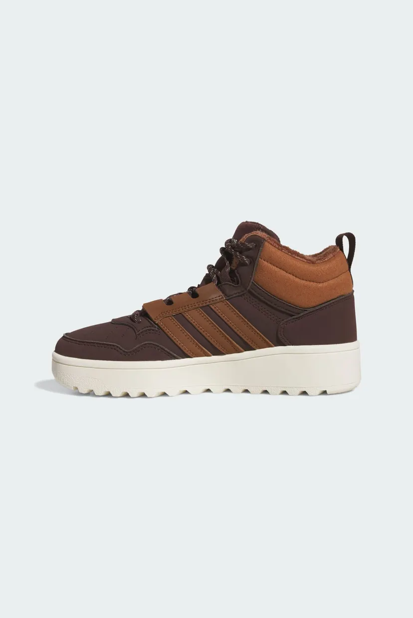 Детские коричневые хайтопы Hoops 4.0 Mid Kids 6