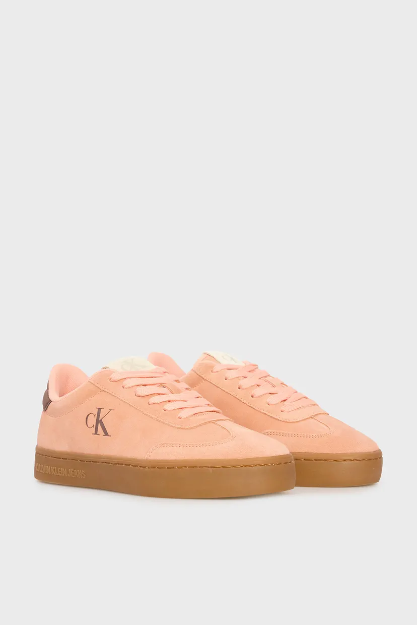 Женские оранжевые замшевые сникерсы CLASSIC CUPSOLE MIX 3