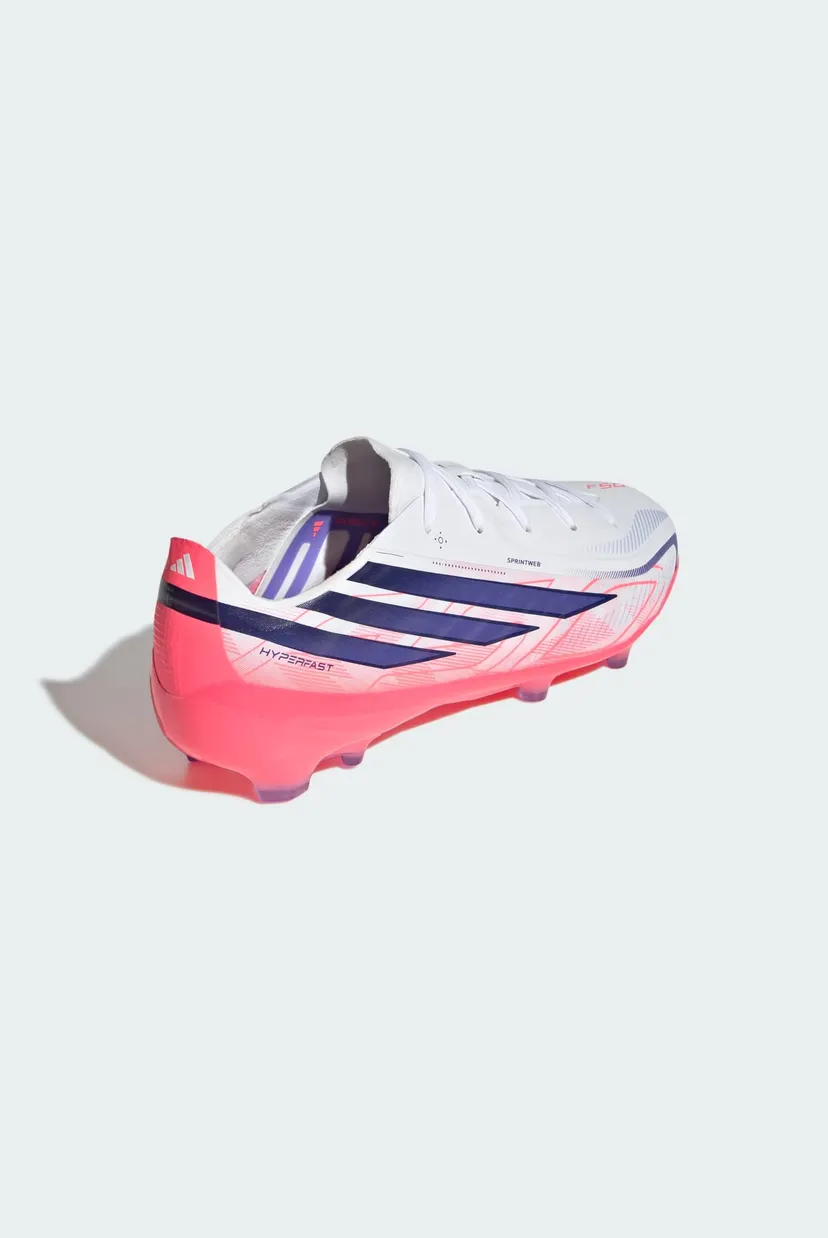 Дитячі білі бутси F50 HYPERFAST ELITE Firm Ground Football Kids 5