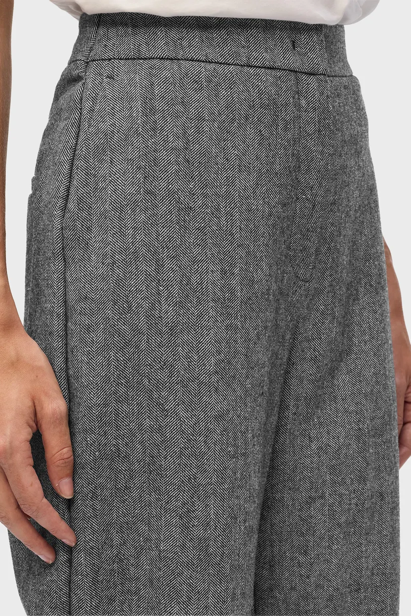 Жіночі сірі брюки tweed 4