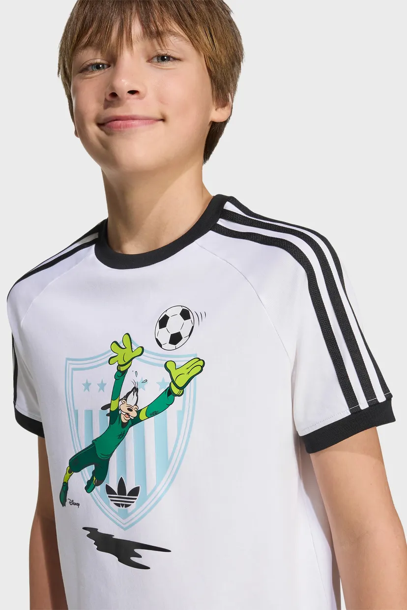 Детская белая футболка ADIDAS DISNEY LOOSE 6