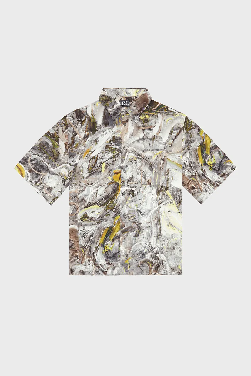 Мужская рубашка S-UMBE-SSL-PRINT 5