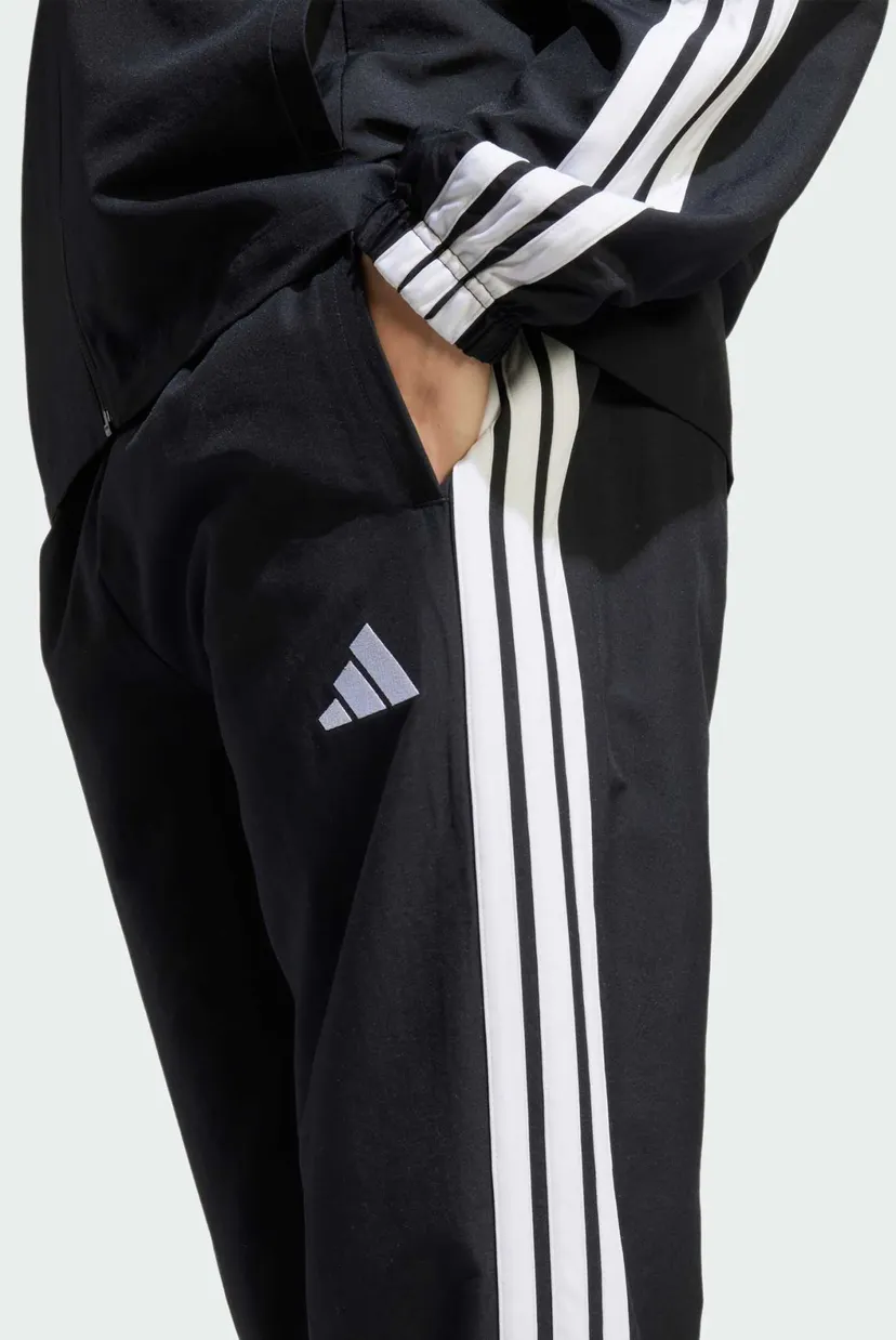Чоловічий чорний спортивний костюм (кофта, штани) Sportswear Basic 3-Stripes Woven 5
