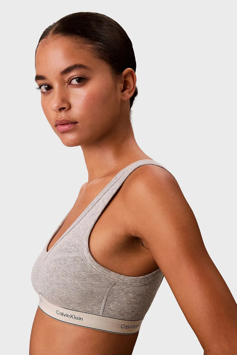Женский серый бюстгальтер LIGHTLY LINED TRAINGLE BRALETTE 4