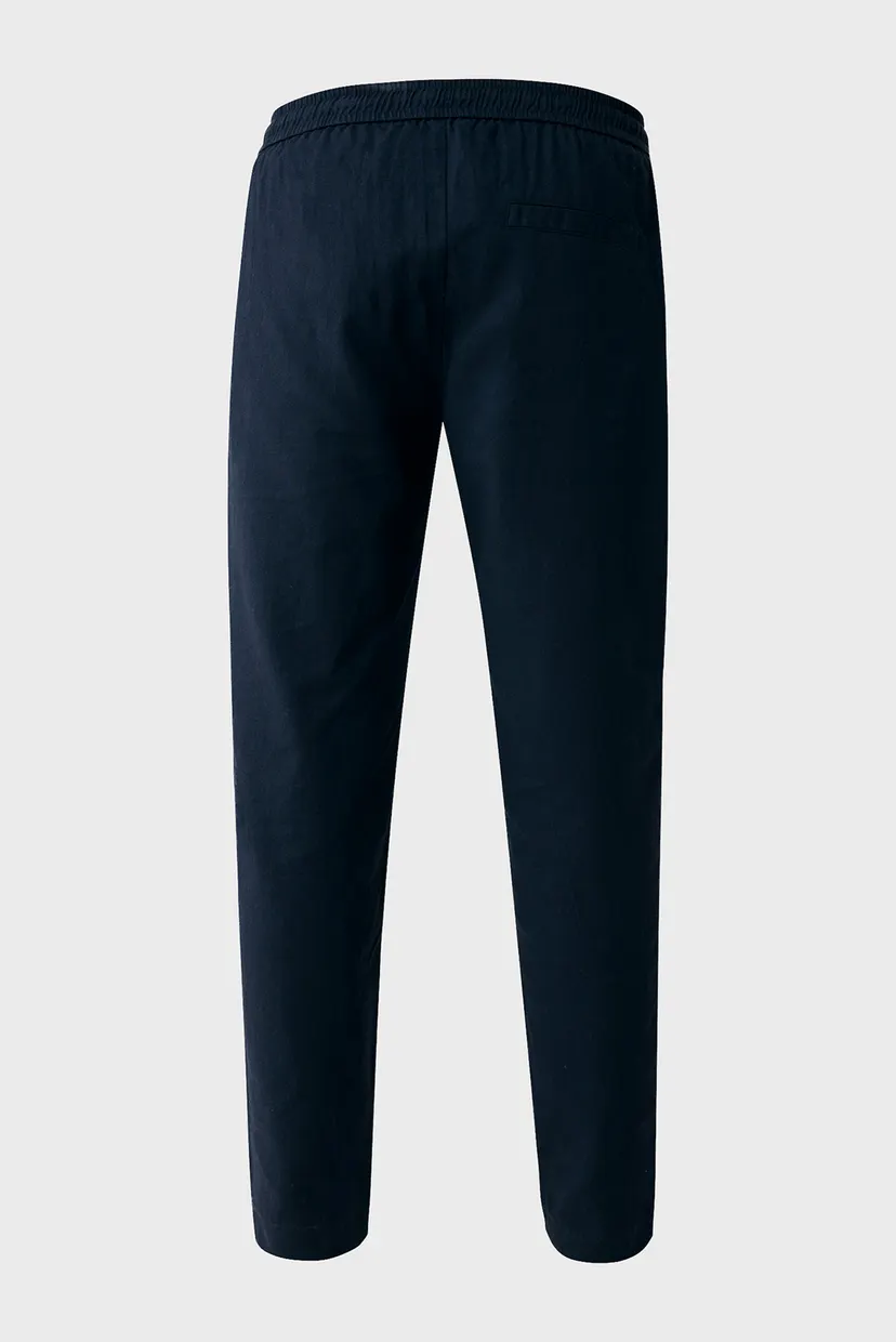 Чоловічі темно-сині лляні брюки ETHAN Basic linen pants 6