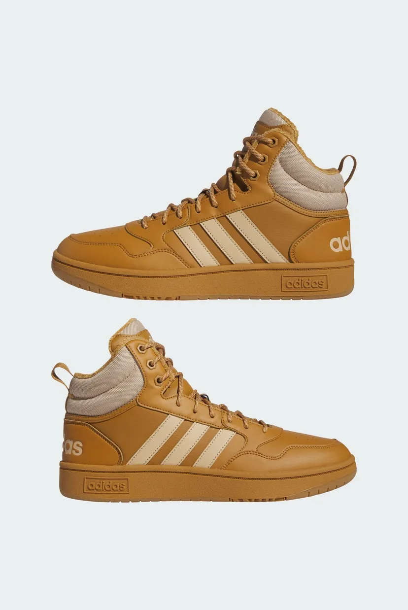 Мужские горчичные хайтопы Hoops 3.0 Mid Lifestyle Basketball Classic Fur Lining 7