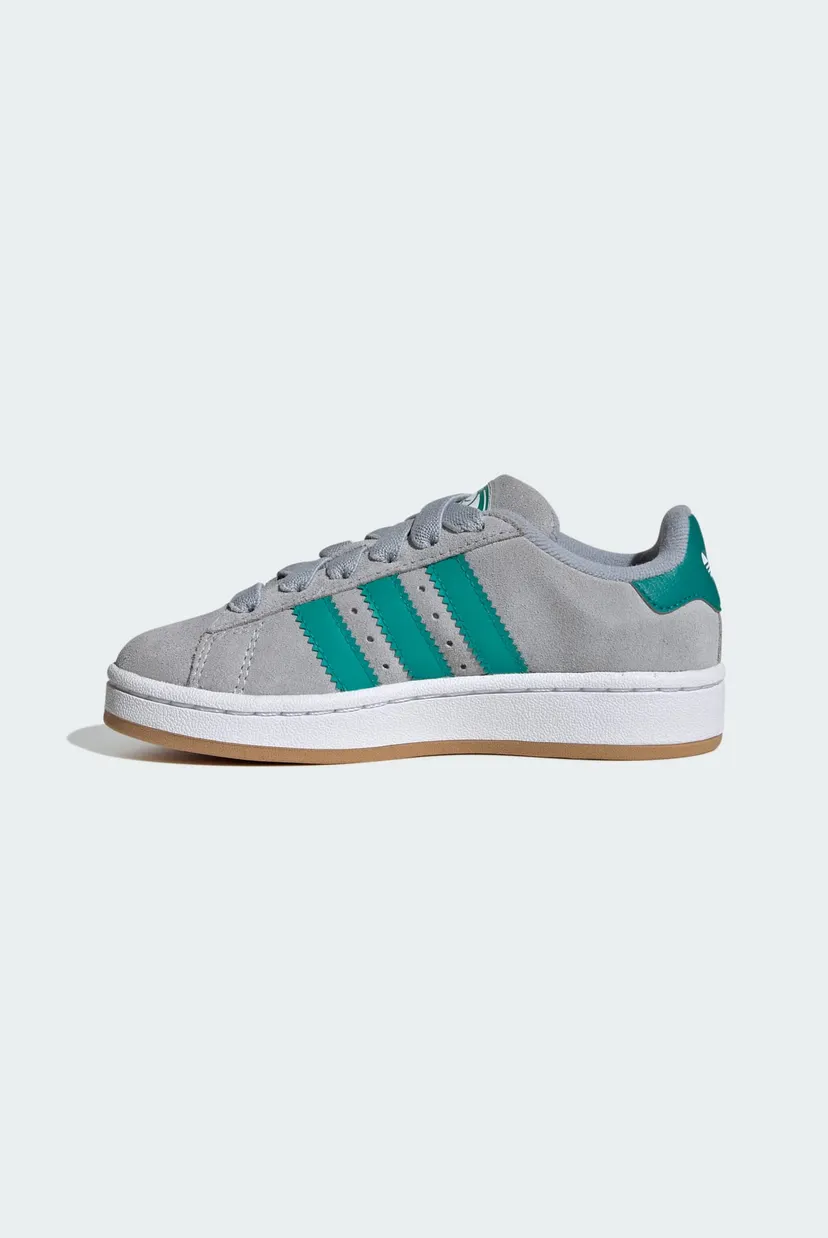 Дитячі сірі замшеві снікерси ADIDAS DISNEY CAMPUS 00s LED LIGHTS COMFORT CLOSURE ELASTIC LACE 6