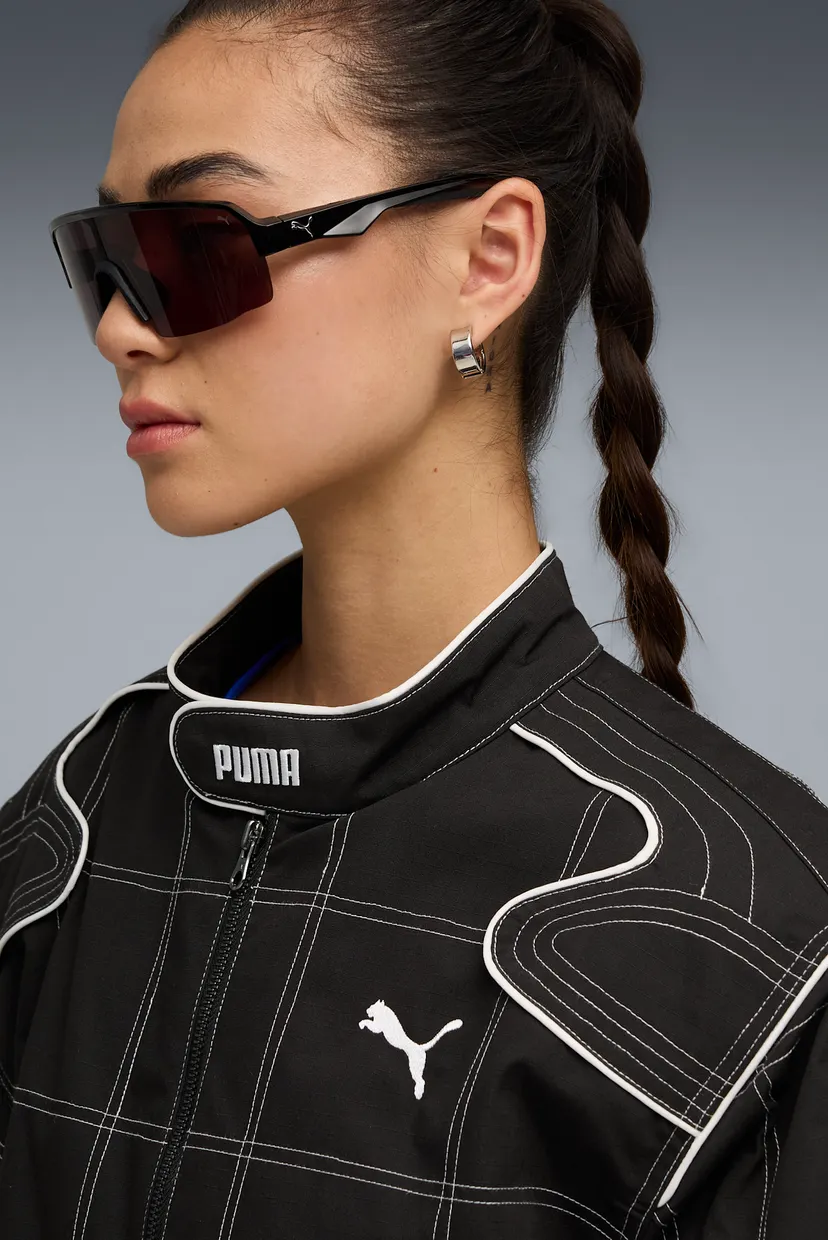 Чорна картата куртка FUTURE.PUMA.ARCHIVE Racer Jacket Unisex (унісекс) 4