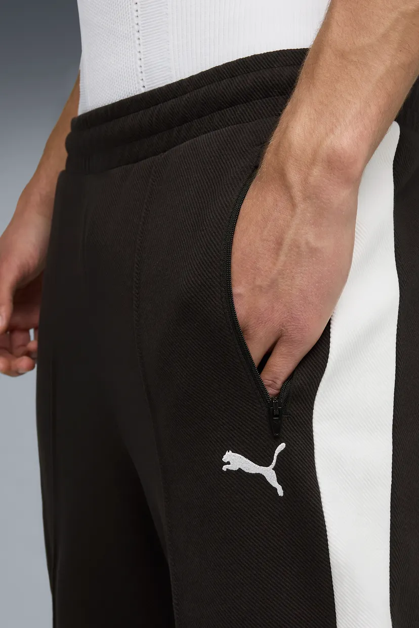 Чорні спортивні штани T7 Relaxed Jacquard Track Pants Unisex (унісекс) 4
