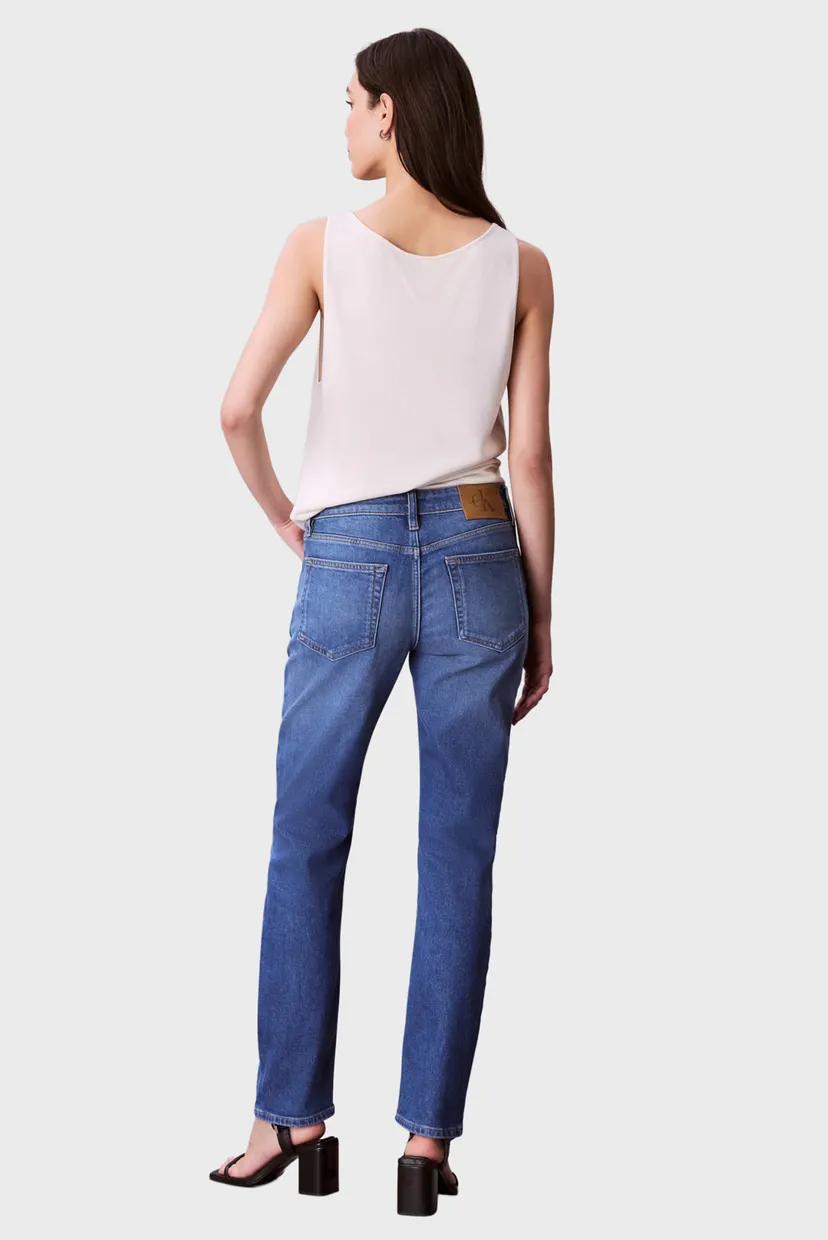 Жіночі сині джинси MID RISE SLIM 4