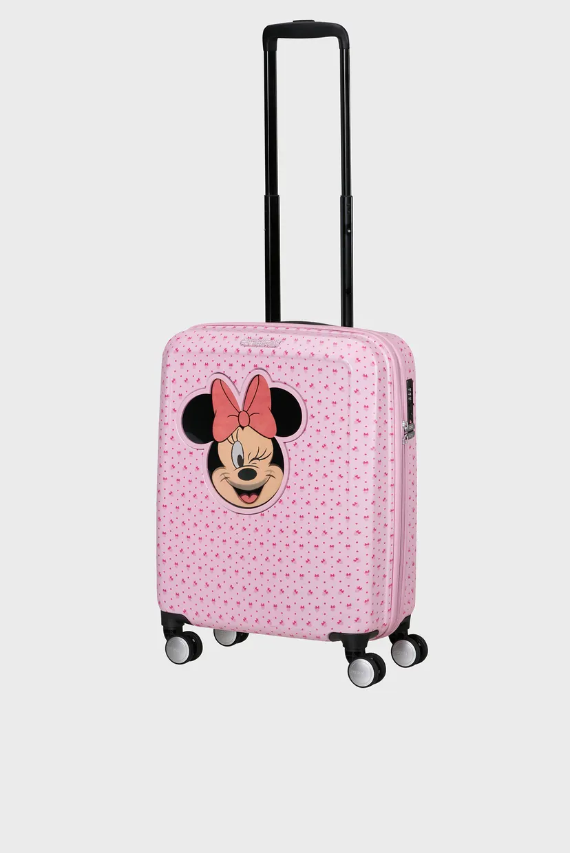Детский розовый чемодан 55 см FUNLIGHT DISNEY MINNIE 5