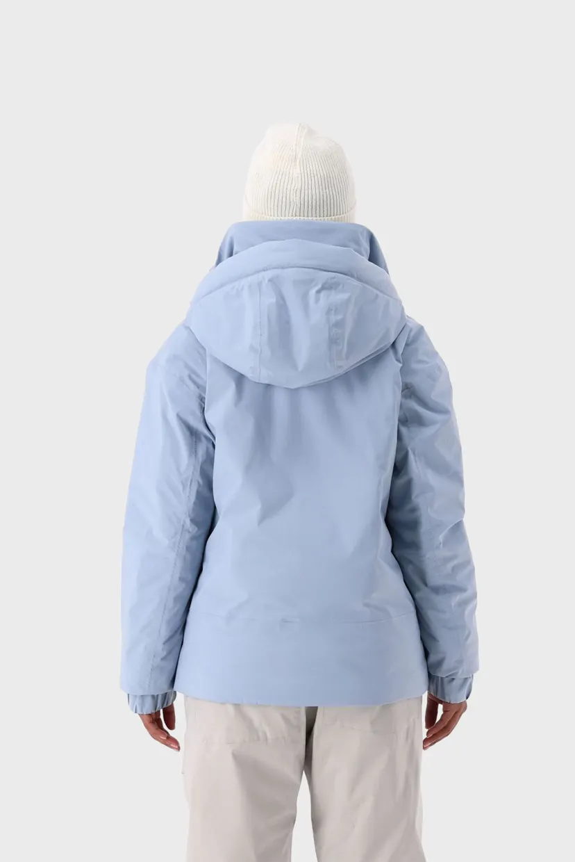 Женская голубая лыжная куртка FIX HOOD FEEL WARM 3