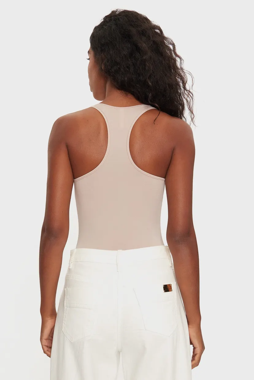 Жіноче бежеве боді TANK BODYSUIT 3