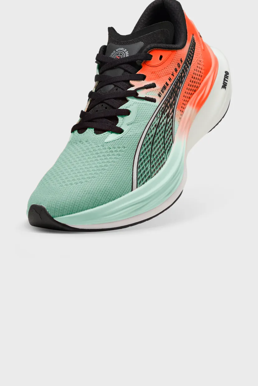 Мужские зеленые кроссовки PUMA x HYROX Deviate NITRO™ 3 Running Shoes Men 5