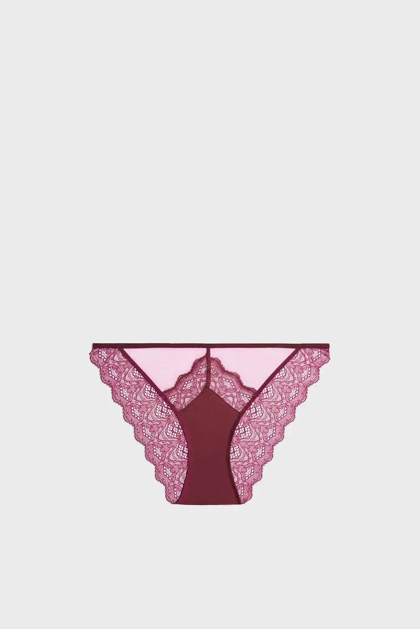 Жіночі бордові трусики BIKINI 5