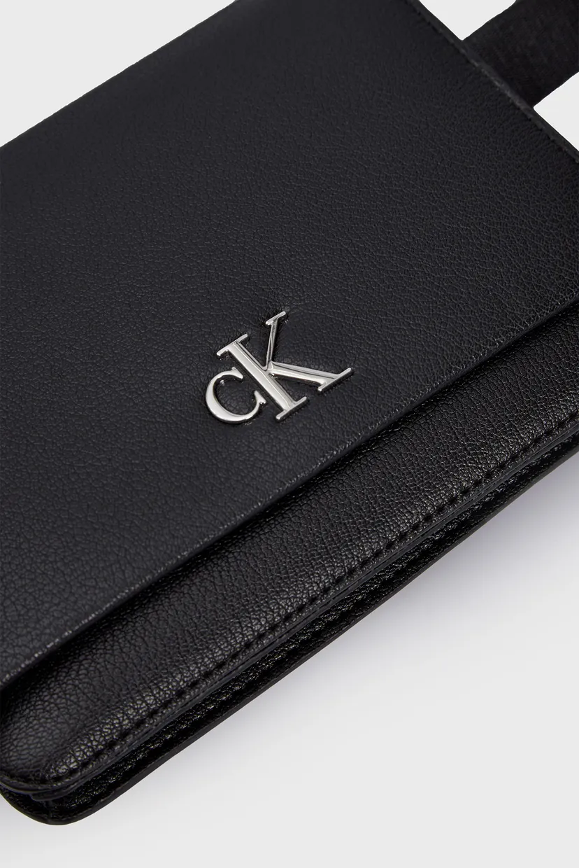 Жіноча чорна поясна сумка MINIMAL MONOGRAM SQ WAISTBAG20 5