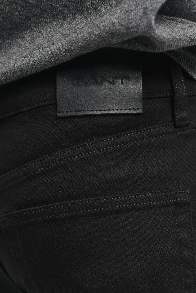 Мужские черные джинсы SLIM STAY BLACK 4