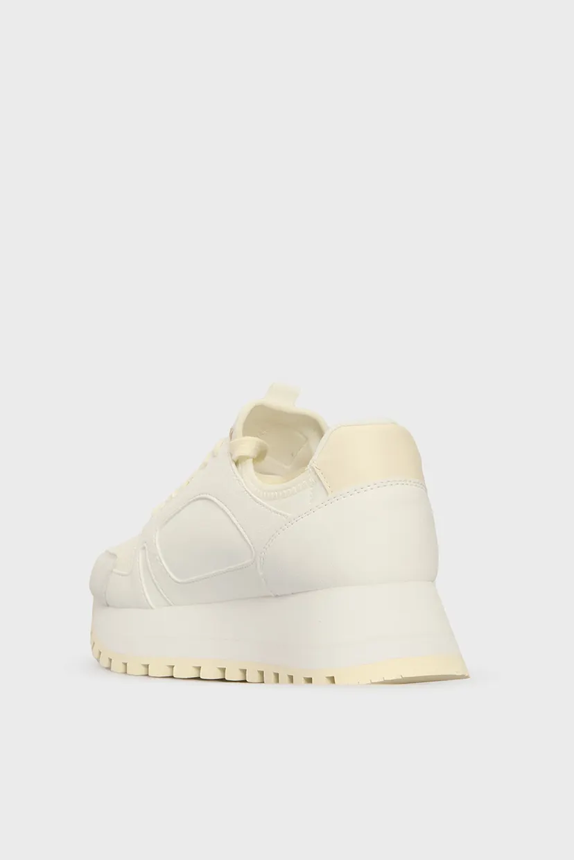 Женские белые кроссовки RUNNER LOW LACEUP MIX NBS 5