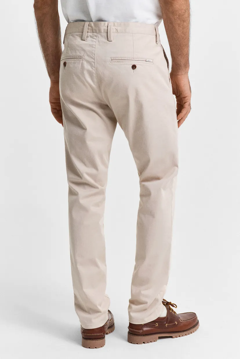 Мужские бежевые чиносы SLIM TWILL CHINOS 3
