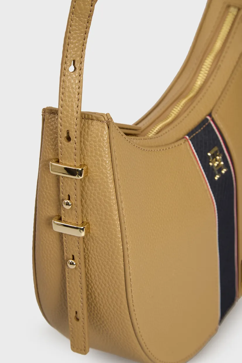Жіноча бежева сумка TH LEGACY SHOULDER BAG 6