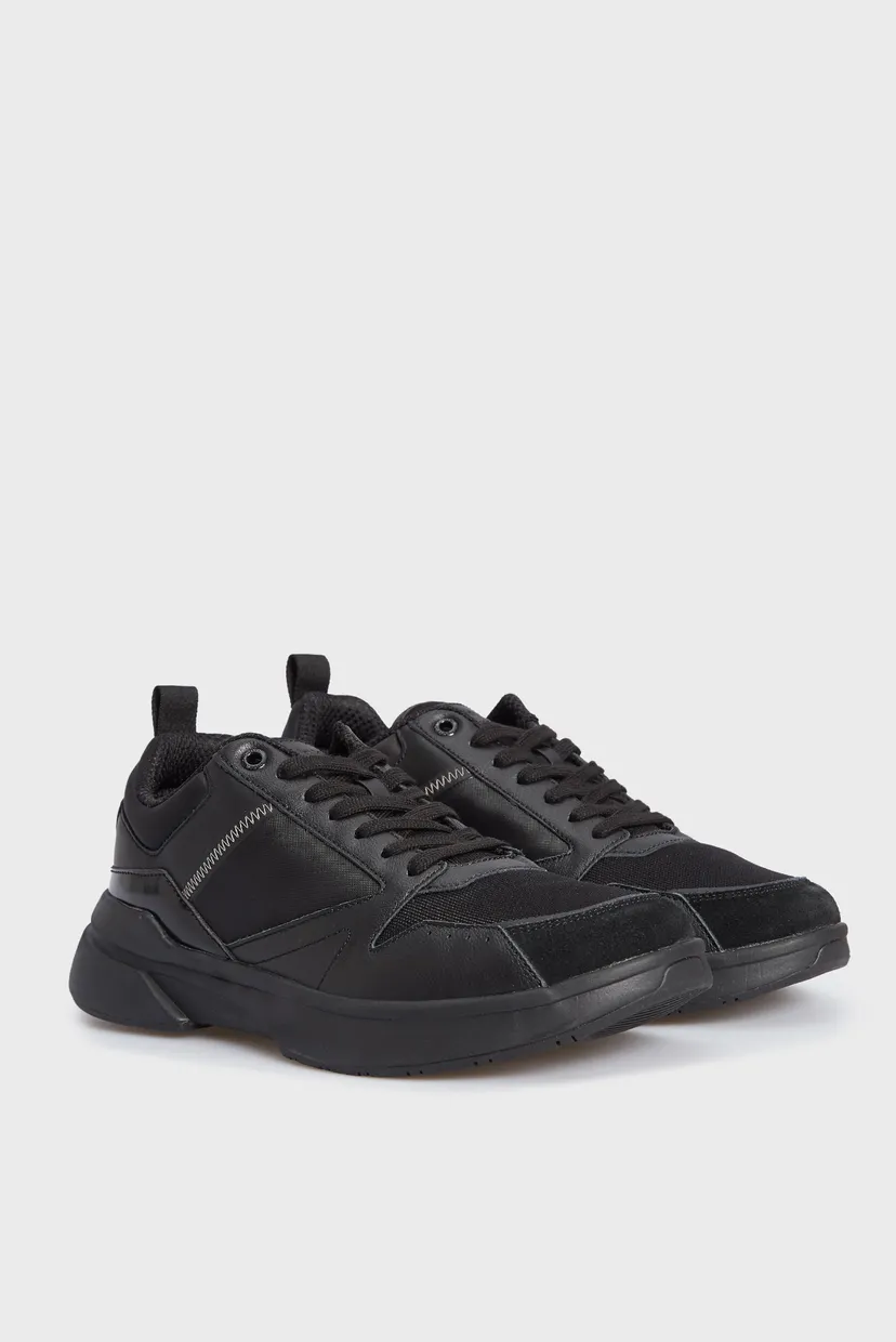 Чоловічі чорні кросівки LOW TOP LACE UP MIX 3
