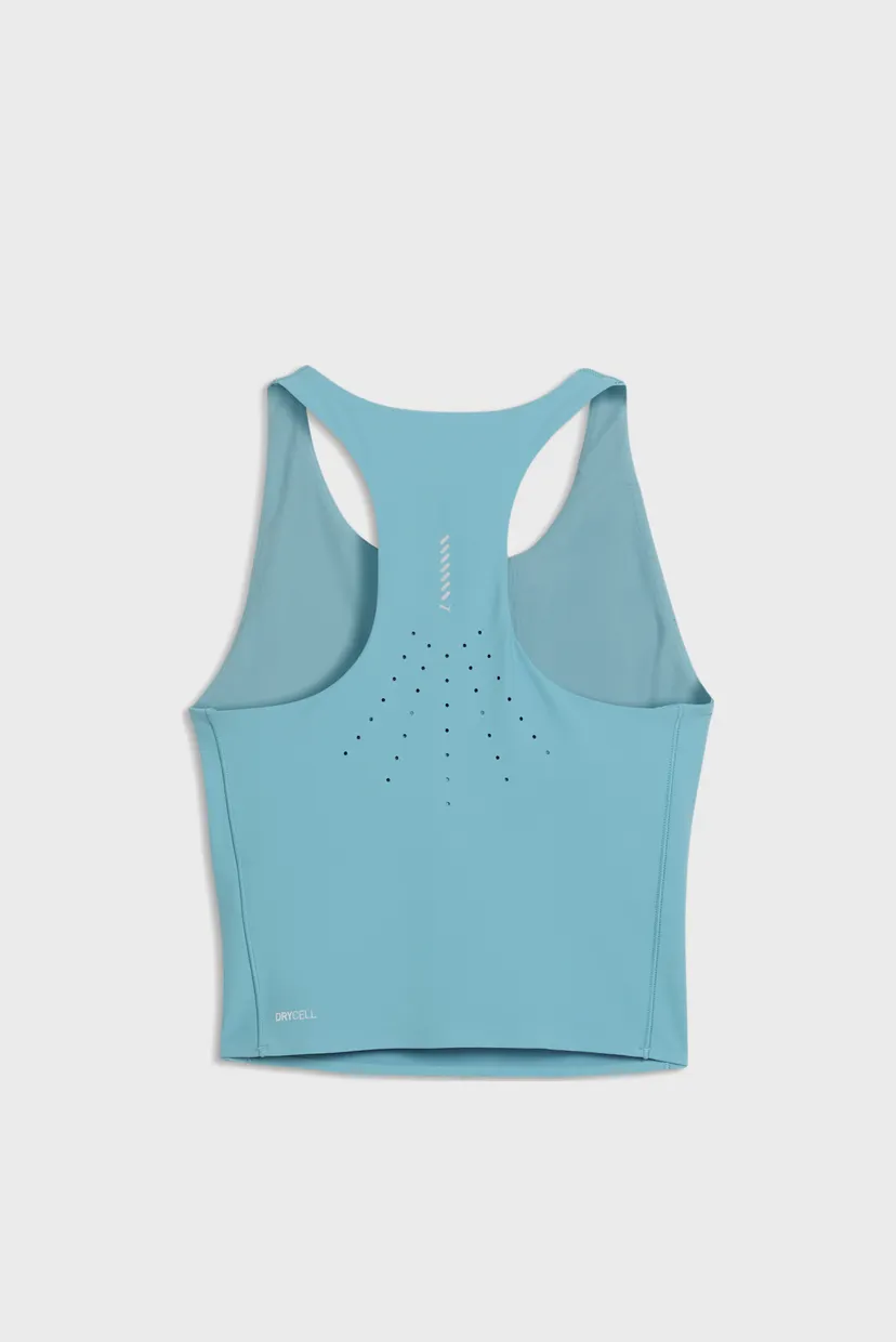 Женский голубой топ Lightspeed Crop Top Running Tank Women 7