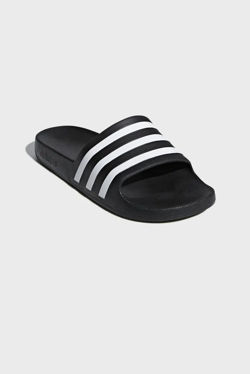 Мужские черные слайдеры Adilette Aqua 4