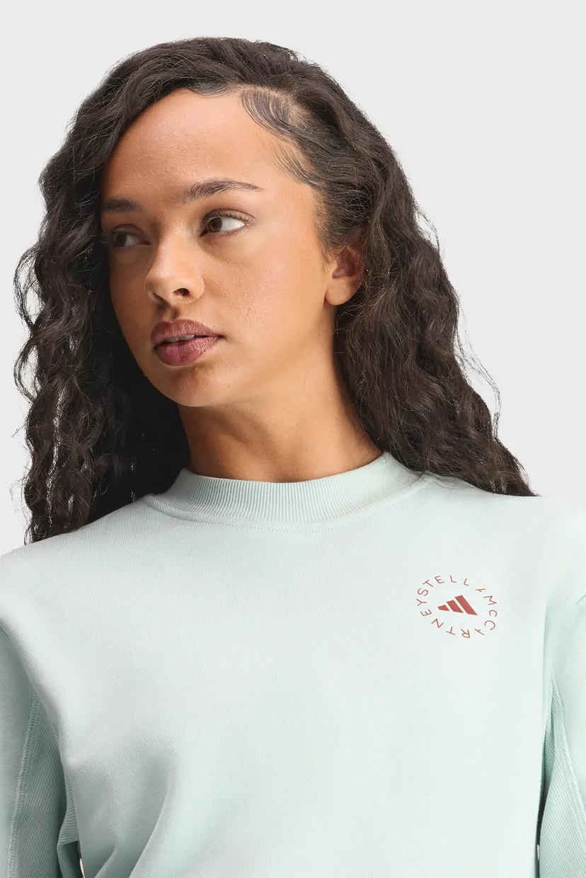 Женский мятный свитшот adidas by Stella McCartney Regular 4