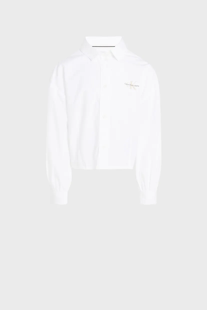 Дитяча біла сорочка VOLUME SLEEVE POPLIN 5