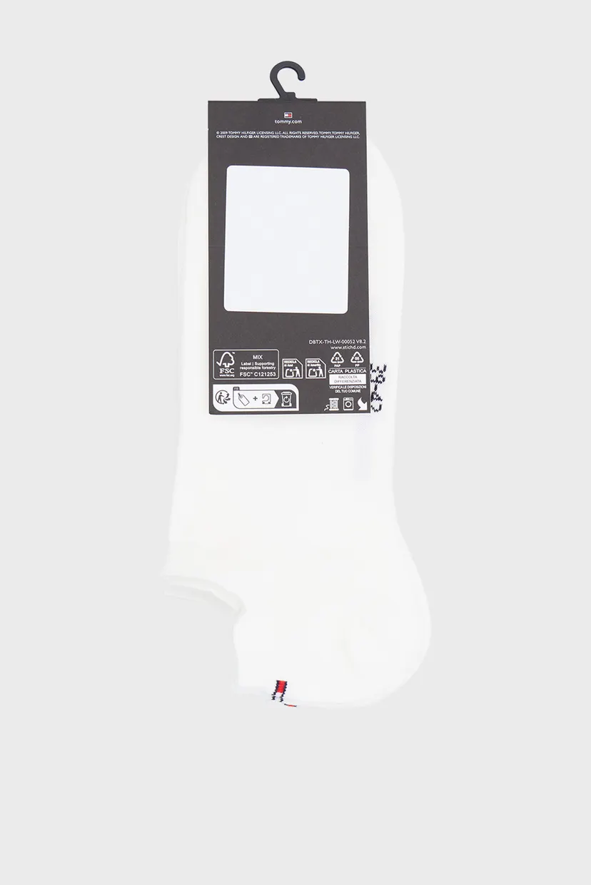 Чоловічі білі шкарпетки (2 пари) SNEAKER LOGO STRIPE 3