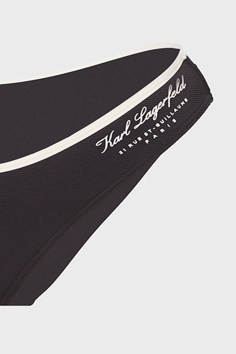 Жіночі чорні трусики від купальника HOTEL KARL RIB RIO BOTTOMS 5