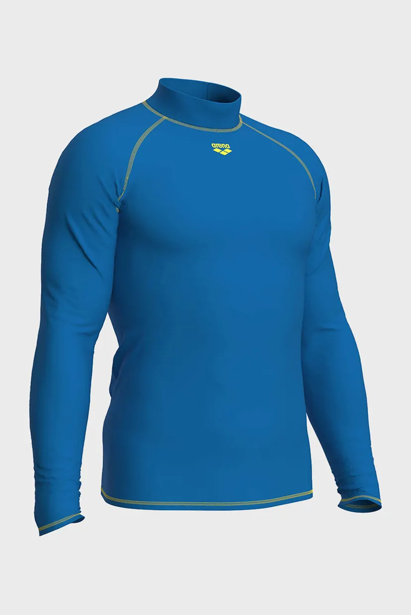 Мужской голубой лонгслив RASH VEST L/S GRAPHIC 8