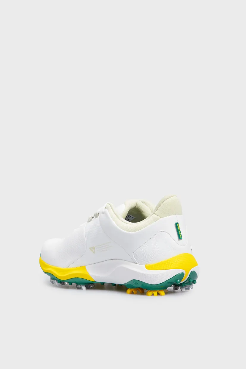 Мужские белые кроссовки Men's UA Drive Pro LE Golf Shoes 5