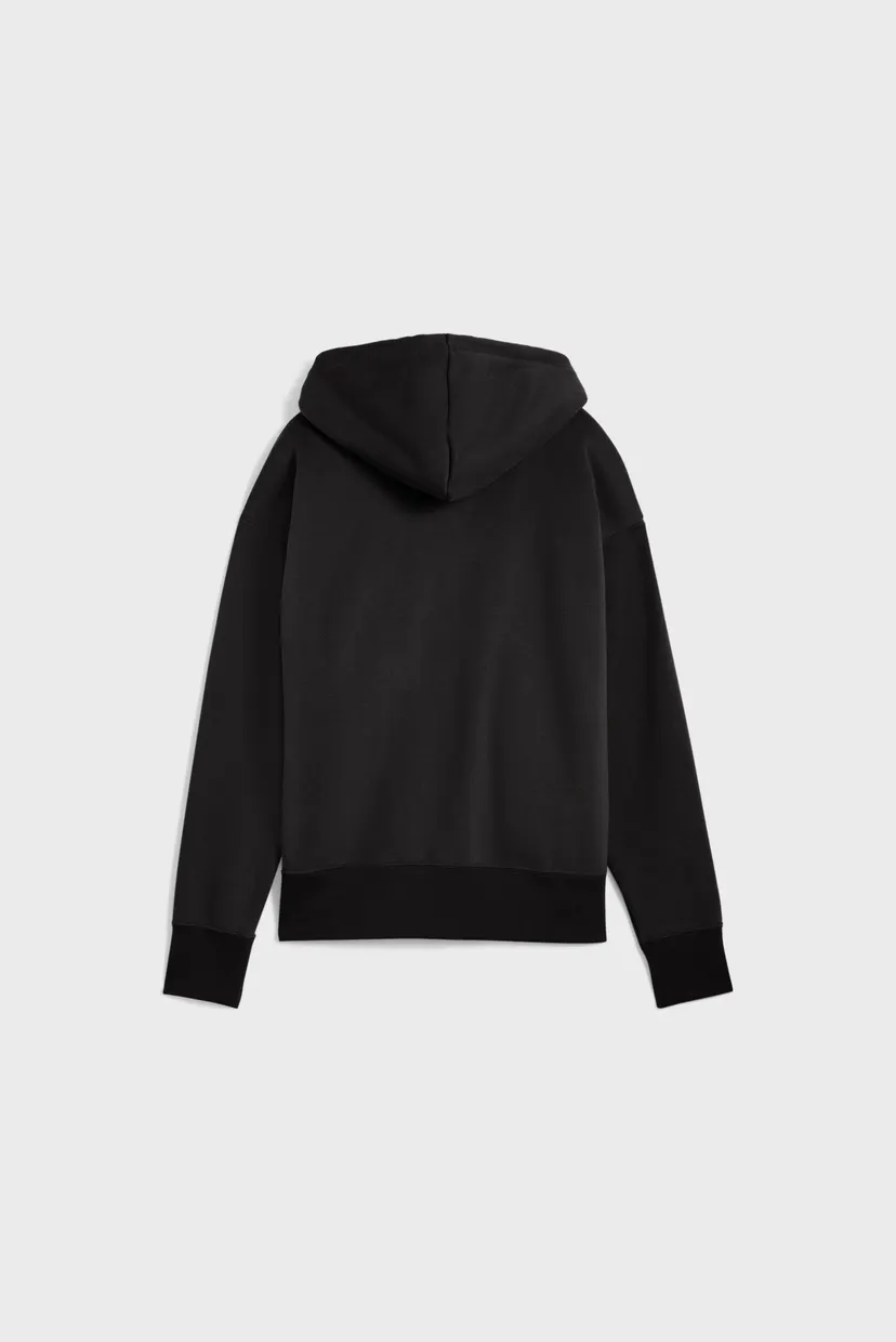 Женское черное худи HER Relaxed Full-Zip Hoodie Women 5