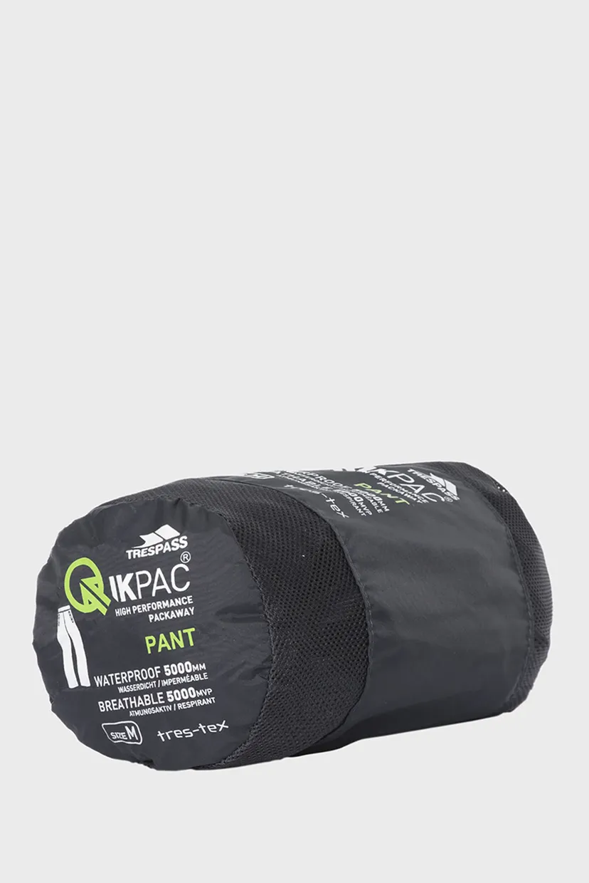 Черные брюки QIKPAC PANT (унисекс) 4