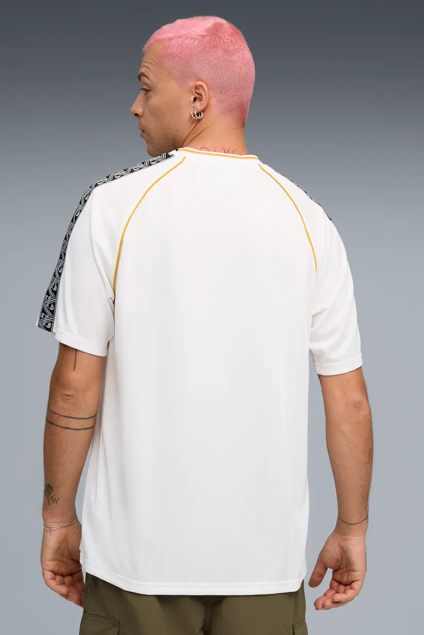 Белая футболка в полоску KING Relaxed Football Jersey Unisex (унисекс) 3