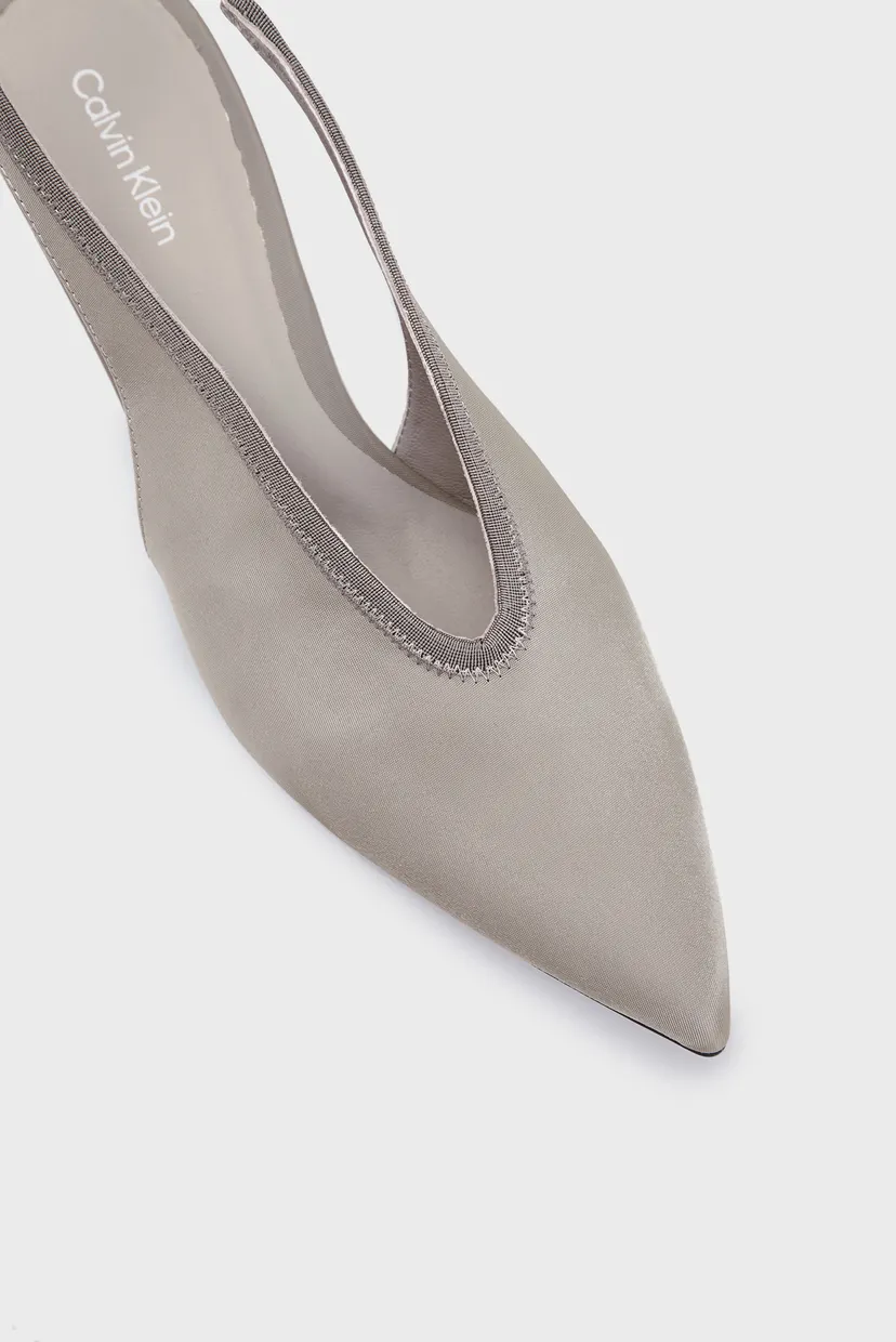 Женские серые слингбэки GEO STIL SLINGBACK PUMP 50HH NYL 4