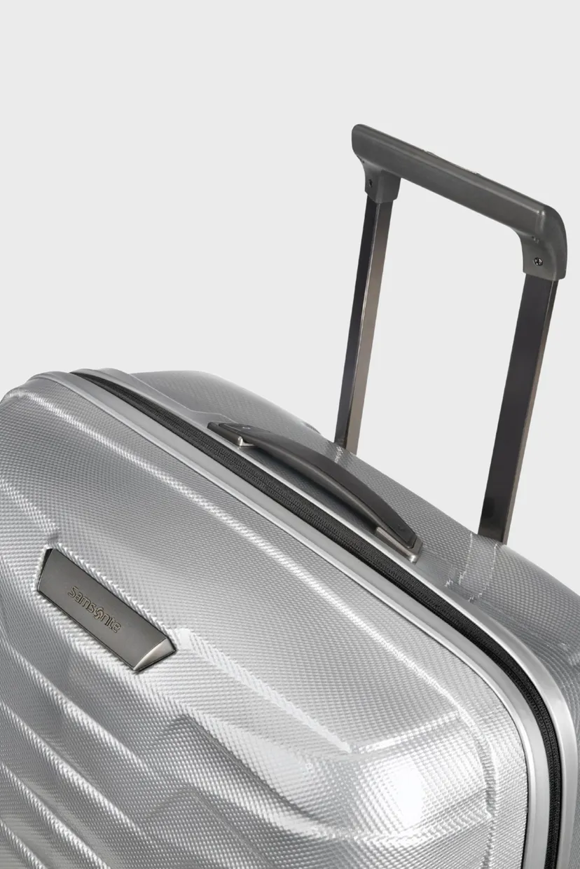Серый чемодан 69 см PROXIS SILVER 3