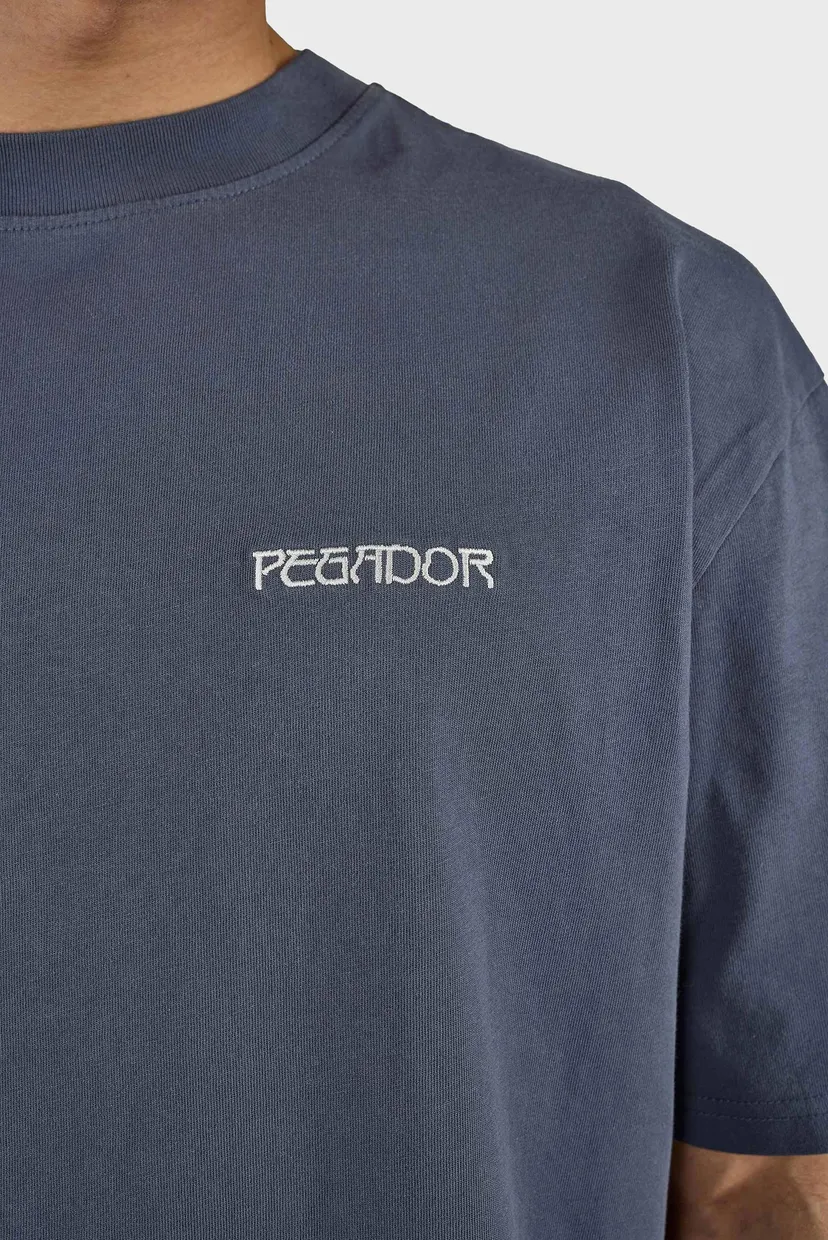 Мужская синяя футболка Ravello Oversized 4
