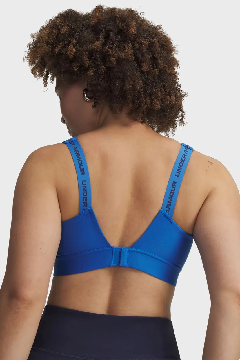 Жіночий синій бюстгальтер UA Infinity Mid 2.0 Bra 4
